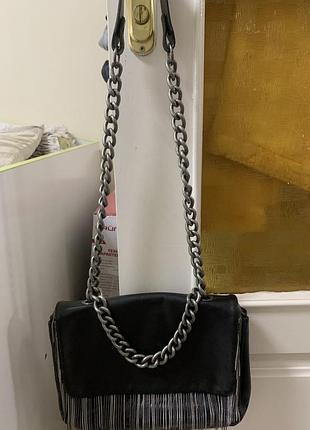Шкіряна сумка zara