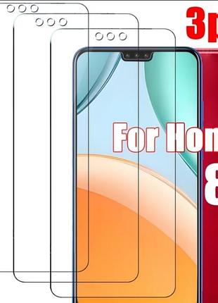 Захисне скло honor 8x три штуки
