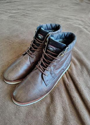 Черевики чоловічі vans коричневі, розмір 44.5, шкіра