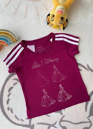 Спортивна футболка для дівчинки adidas, бавовна, розмір 92