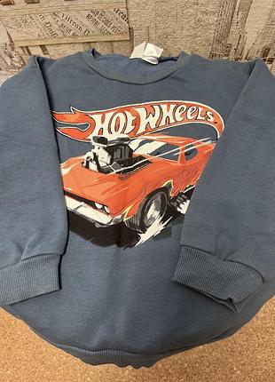 Утеплений світшот hot wheels, для хлопчика
