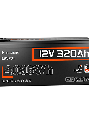 Акумулятор humsienk 320 a 12 v lifepo4