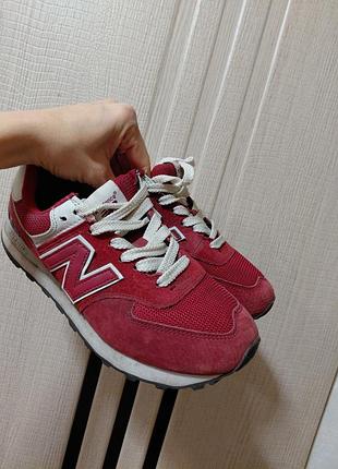 Кросівки жіночі new balance бордові 38 розмір