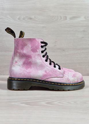 Замшеві демісезонні черевики для дівчинки dr. martens 1460 оригінал, розмір 34