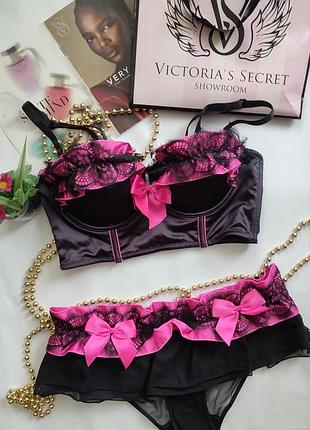 Ann summers s 36 75a 70b 32b 34a ажурный комплект белья бюстье