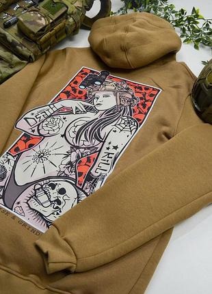 Худі чоловічий на флісі з принтом weapon dealer