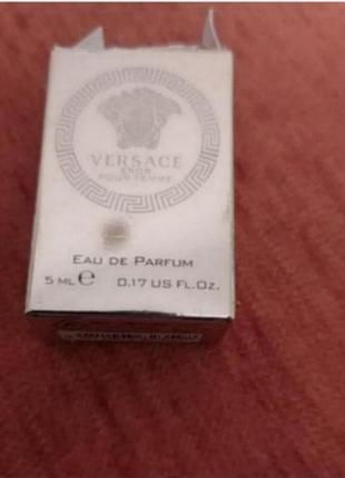 Миниатюра женского парфюма versace eros pour femme 5 мл