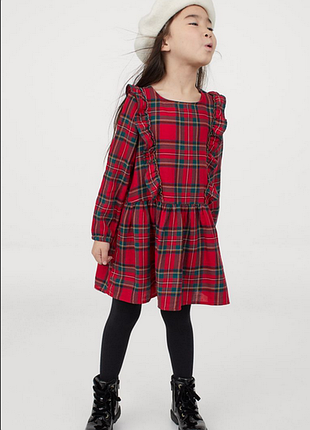 Красное платье h&amp;m на 8-10 лет