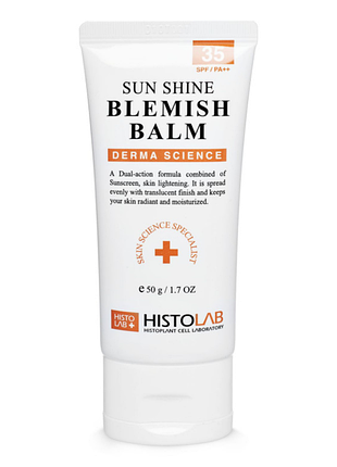 Histolab sun shine blemish balm spf 35 — bb крем «сяйво шкіри», 50 мл