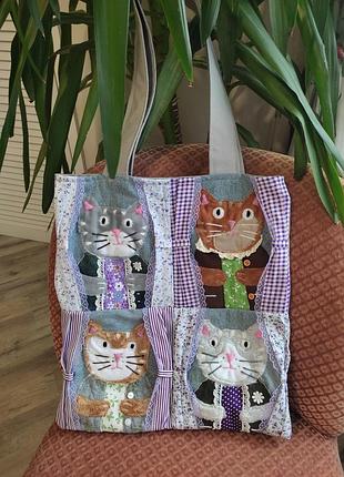 Шопер з котиками