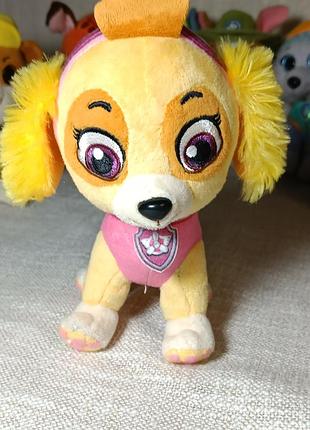 Мягкая игрушка скай (skye) из популярного мультсериала «щенячий патруль» (paw patrol)
