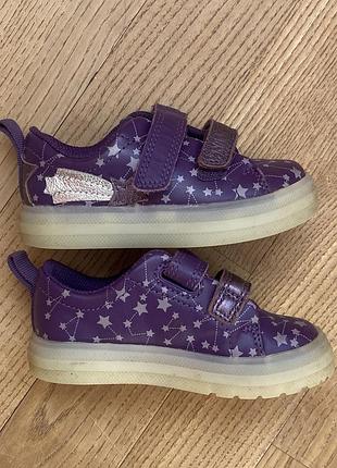 Дитячі кросівки clarks flare fly k — оригінал 22 розмір, 13,5 см