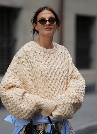 Автентичний ірландський аранський светр tivoli aran (100% pure new wool)