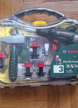 Дитячий набір інструментів для хлопчика bosch 8416 з акумуляторним дрилем
