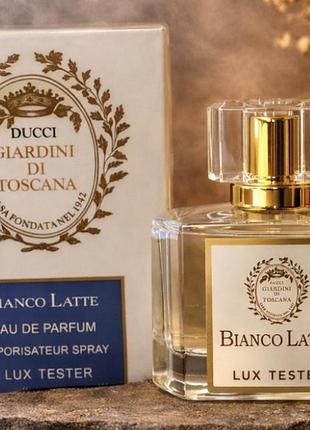 Унисекс lux тестер giardini di toscana bianco latte 60 ml