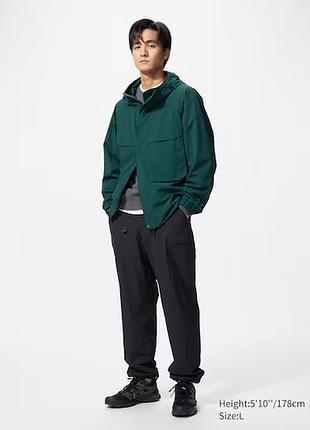 Зимние термо брюки мужские uniqlo heattech на флисе черные л