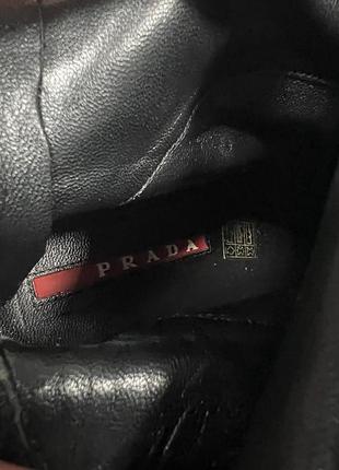 Шкіряні чоботи prada 7