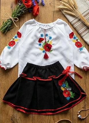 Вышиванка для девочки на 5-7 лет
