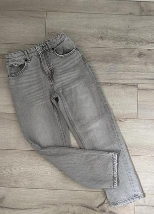 Джинси zara сірі