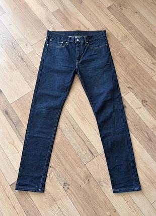 Джинси чоловічі levi's 512 slim сині w34 l34