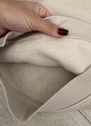 Кофта бежева з написом ny 3
