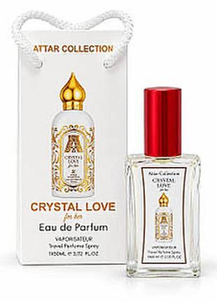 Crystal love for her attar