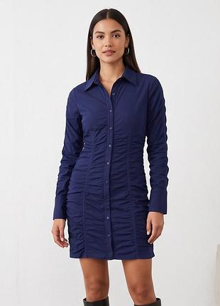 Сукня темно-синя zara, розмір m-l