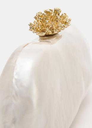 Перламутровий клатч zara 4