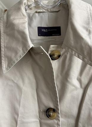 Тренч жіночий m&s бежевий