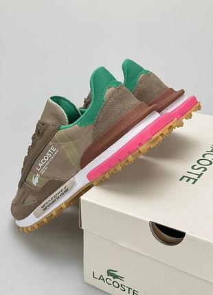 Lacoste elite active w brown green 2