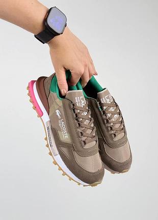 Lacoste elite active w brown green 4