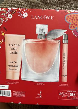 Lancome la vie est belle оригінал набір 3