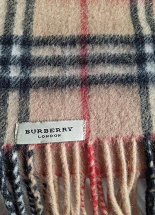 Шарф жіночий, чоловічий burberry london класичний у клітинку