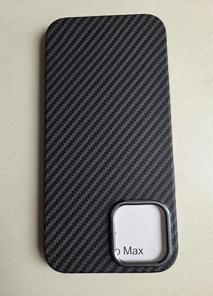 Чохол apple iphone 12 pro max карбоновий