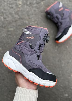 Superfit gore tex сапожки детские на липучках 29 размер мембранные трекинговые зимние демисезонные outdoor hiking boots kids