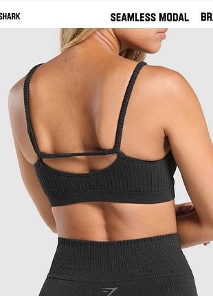 Gymshark. бесшовный спортивный топ бра р. м-l