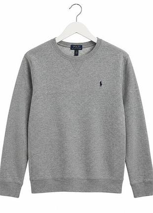 Сірий світшот polo ralph lauren