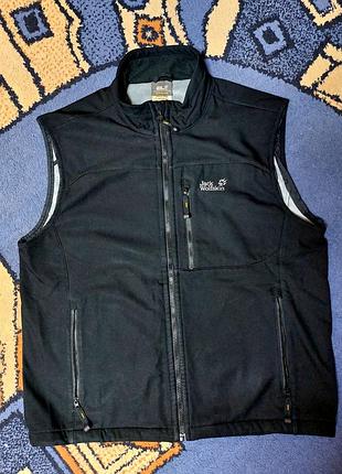 Жилетка софтшелл jack wolfskin outdoor р xl-xxl