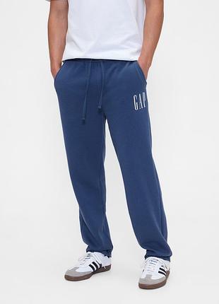 Спортивні чоловічі штани прямого крою з логотипом gap
