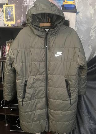 Куртка жіноча nike хакі l-xl