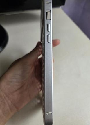 Чохол apple для iphone 12 pro max, сірий, перфорований 3