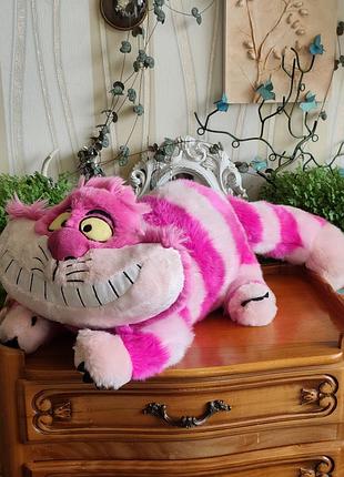 Оригинальная большая мягкая игрушка чеширский кот (disney store / алиса в стране см)