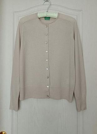 Кардиган з вовни мериноса united colors of benetton