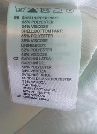 Приталений жакет с  баскою h&m 4
