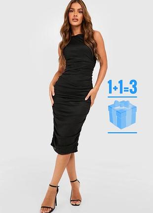 Нова! обтисла міді сукня boohoo 14