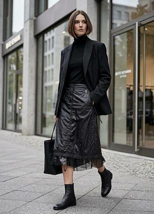 Дизайнерская нейлоновая юбка beate heymann streetcouture