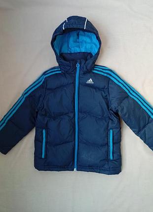 Детская зимняя куртка - пуховик на 7-8 лет,adidas, оригинал