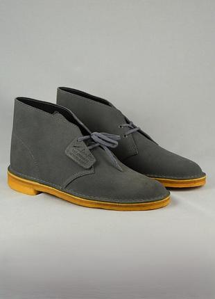 Clarks originals suede desert ботинки дезерты мужские замшевые кожаные серая классическая обувь оригинал 43 р/28 см loake red wing timeberland