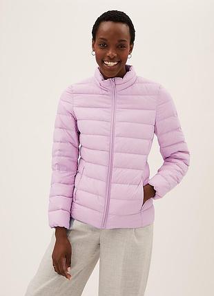 Гарна пухова куртка пуховик m&s feather & down puffer jacket