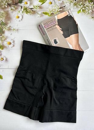 Женские моделирующие черные шорты бесшовные от esmara, размер s, m, xl